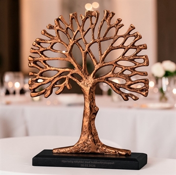 Kobber træ - livets træ med navn